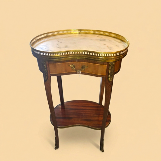 -[NEW ARRIVAL]- French-style kidney-shaped side table