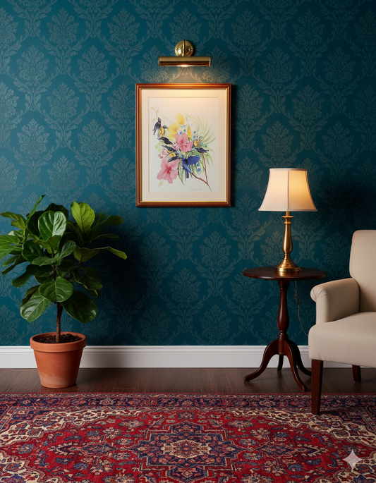 Original Water colour painting by Marorie Zaman