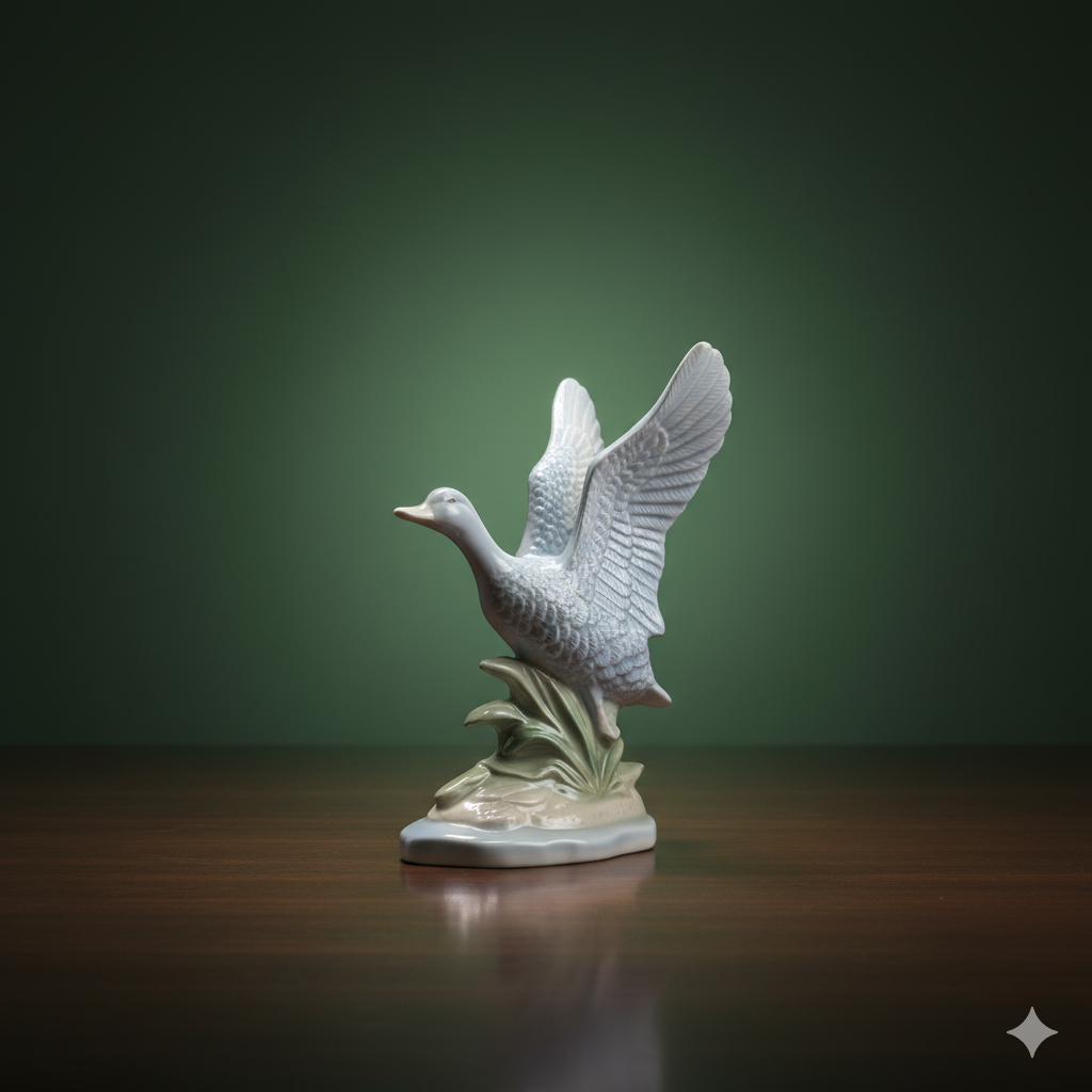 Mallard Figurine Taking Flight