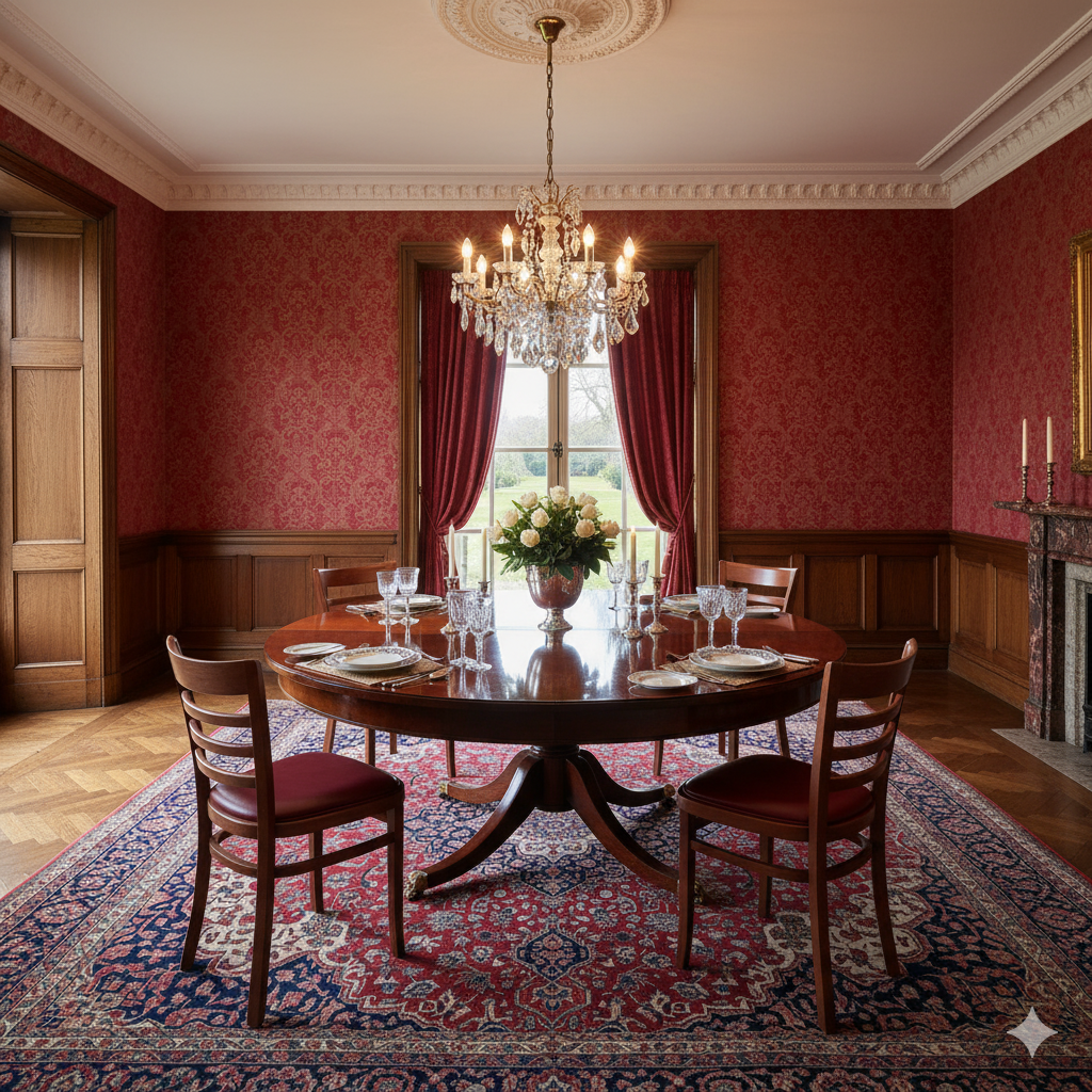 Set of Two Vintage Mid-Century Modern Ladder-Back Chairs