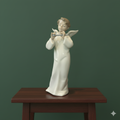 NAO by Lladro "Musical Angel with Flute" Porcelain Figurine