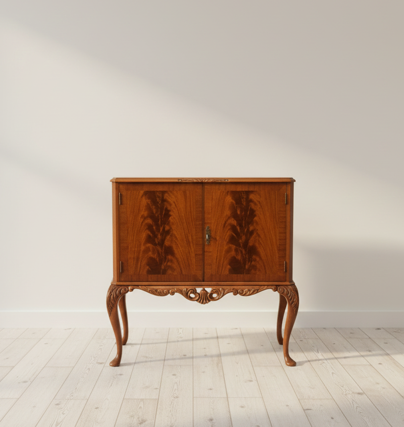 Queen Anne Revival Cocktail Cabinet