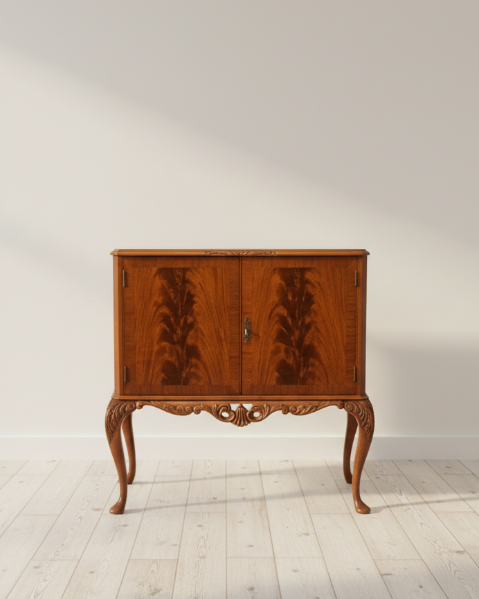 Queen Anne Revival Cocktail Cabinet