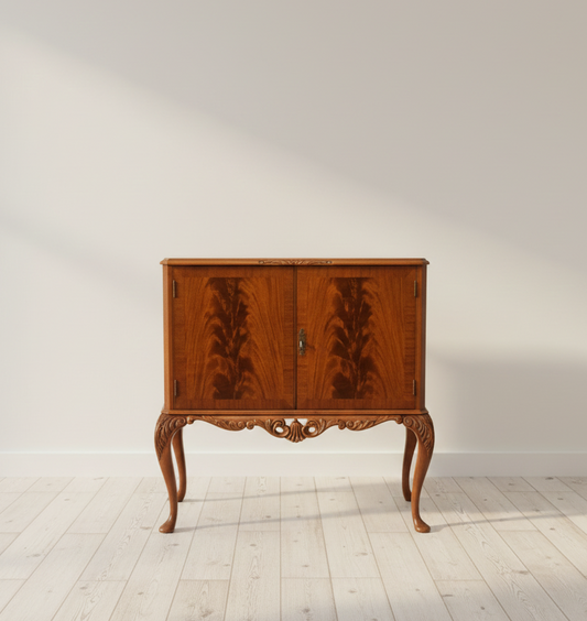 Queen Anne Revival cocktail Cabinet
