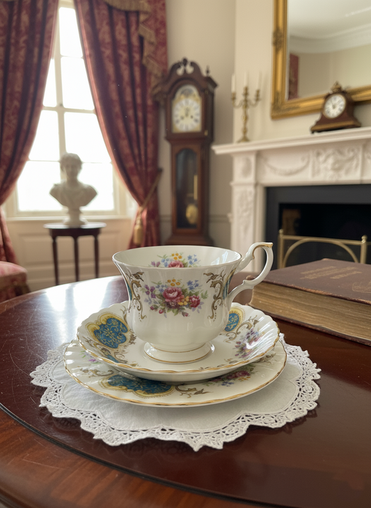 Classic Elegance: Royal Albert "Berkeley" Tea Trio