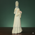 Porcelanas Miquel Requena S.A. "Girl with Flower Basket" Valencia Porcelain Figurine