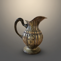 Antique Rococo Revival Silver-Plated Cream Jug