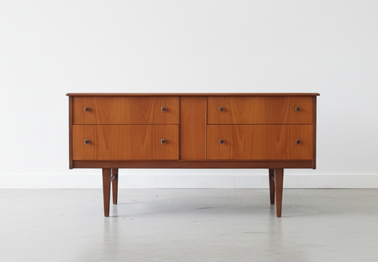 Mid century modern teak sideboard credenza