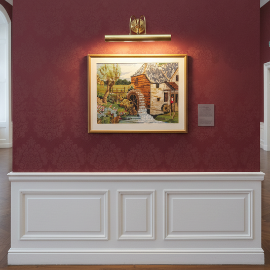 Vintage needle point wall art 003