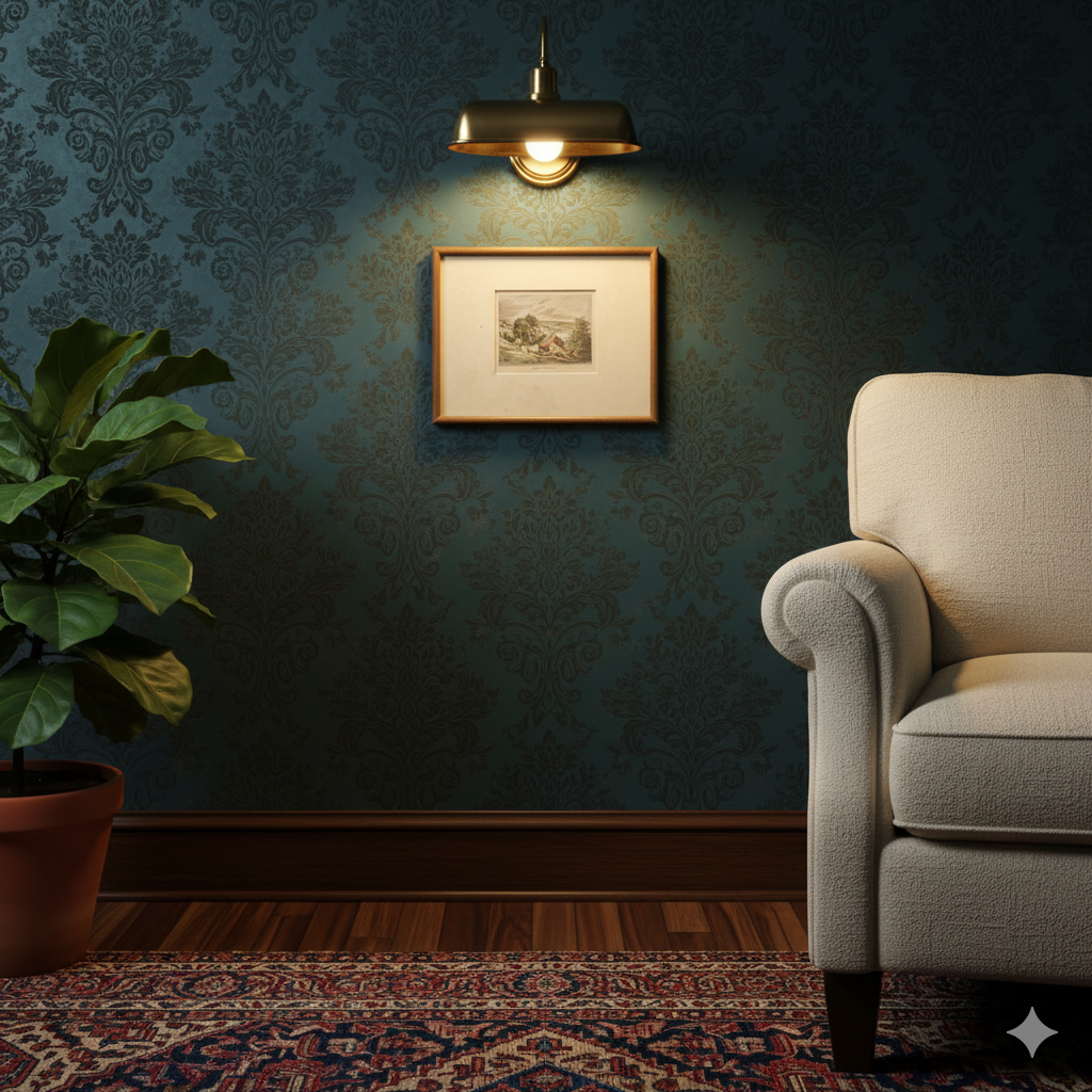 Vintage Watercolour Painting of a Landscape - Sielbeck am Kellersee