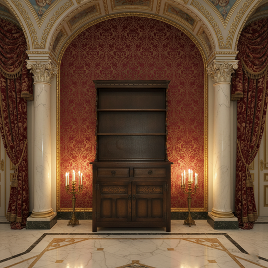 Old Charm oak wood dresser