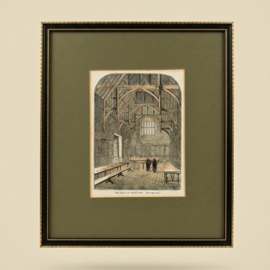 Heritage Print "Hall of Gray Inn"