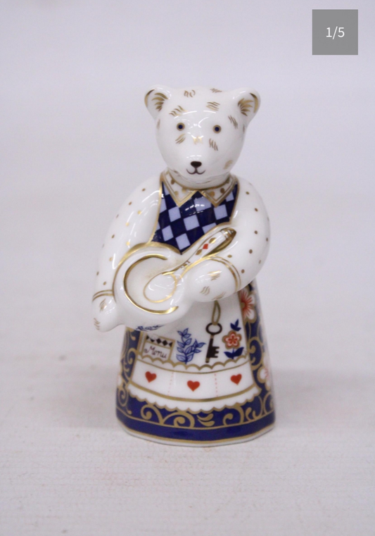 A ROYAL CROWN DERBY Handpainted figurine  collection