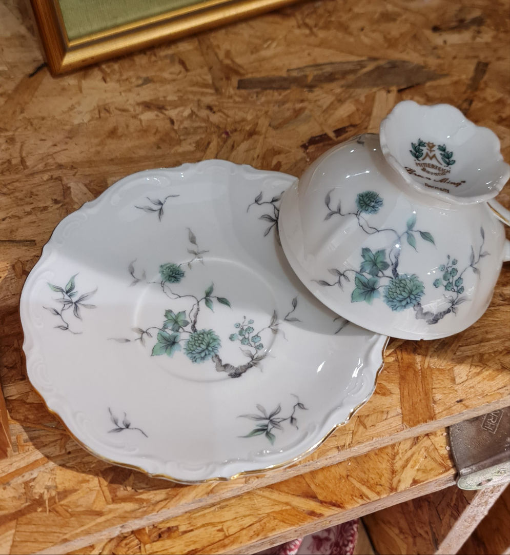 Royal Heidelberg Winterling Bavaria Green Ming tableware