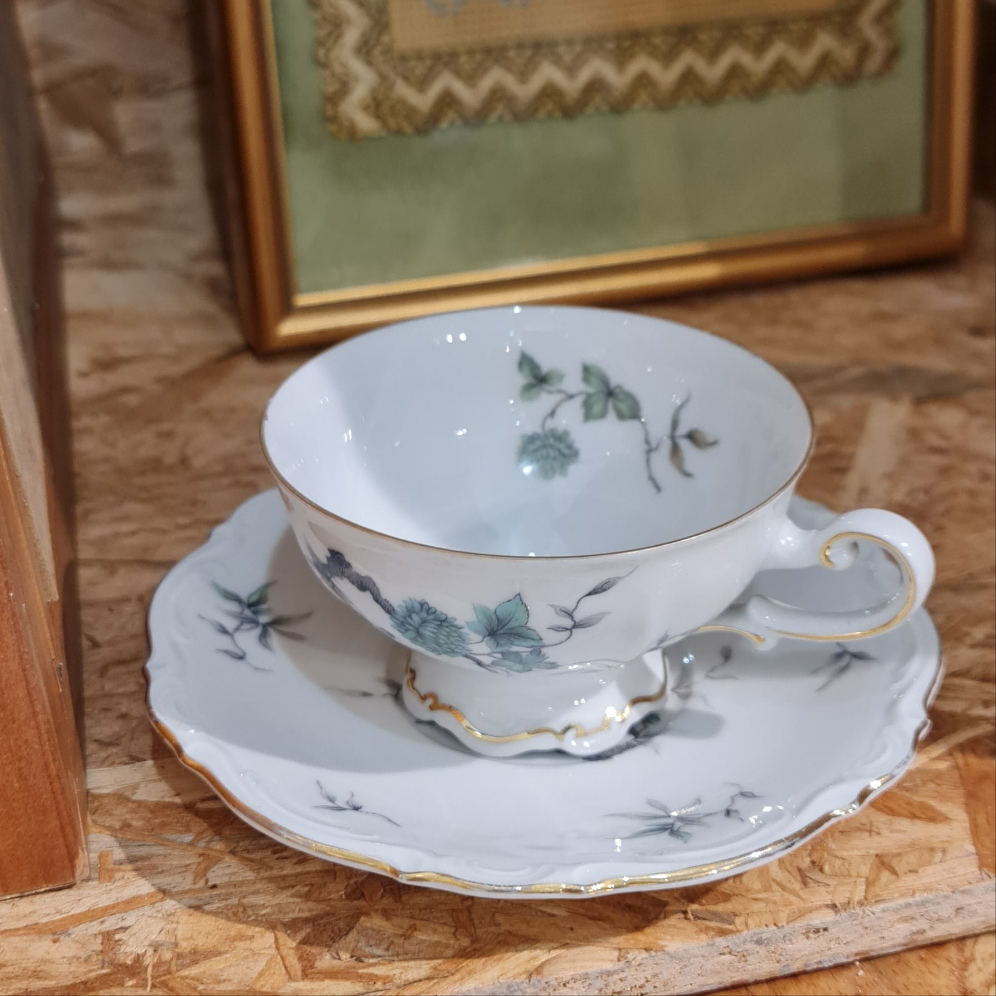 Royal Heidelberg Winterling Bavaria Green Ming tableware