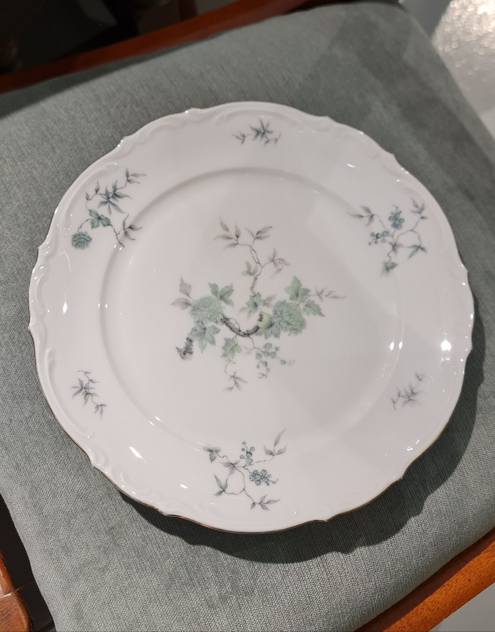 Royal Heidelberg Winterling Bavaria Green Ming tableware
