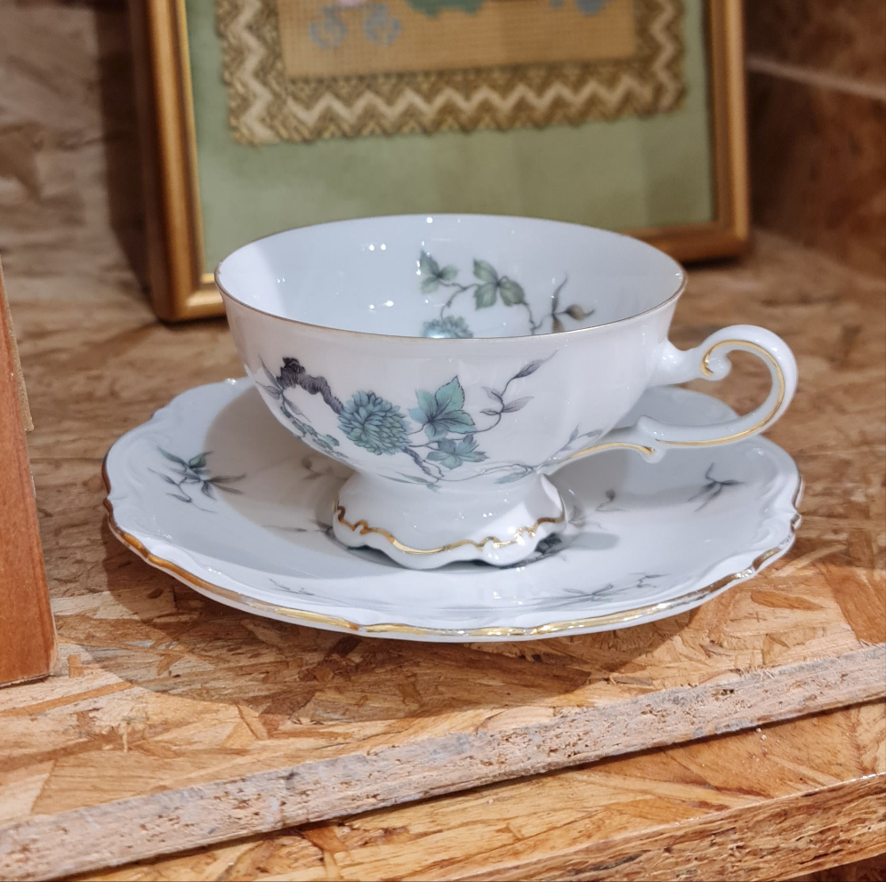 Royal Heidelberg Winterling Bavaria Green Ming tableware