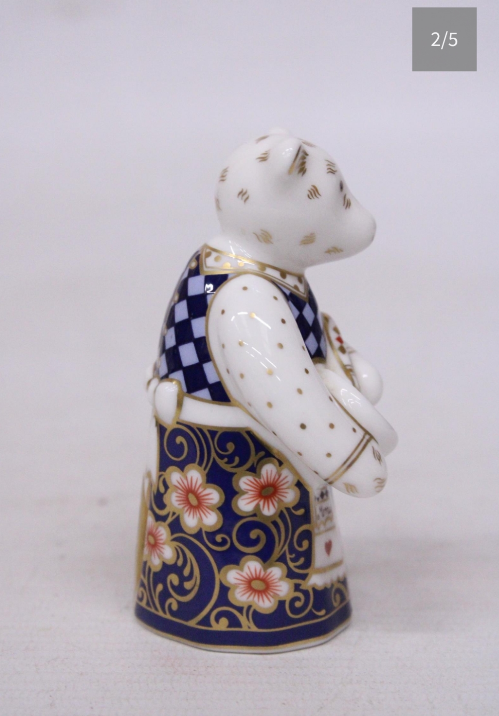 A ROYAL CROWN DERBY Handpainted figurine  collection