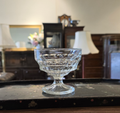 Vintage Ice Cream Sundae Dishes Desert Parfait Cup Footed Glass