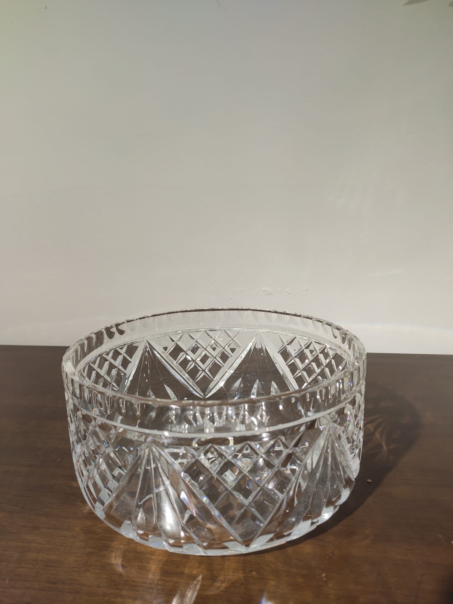 Vintage crystal bowl