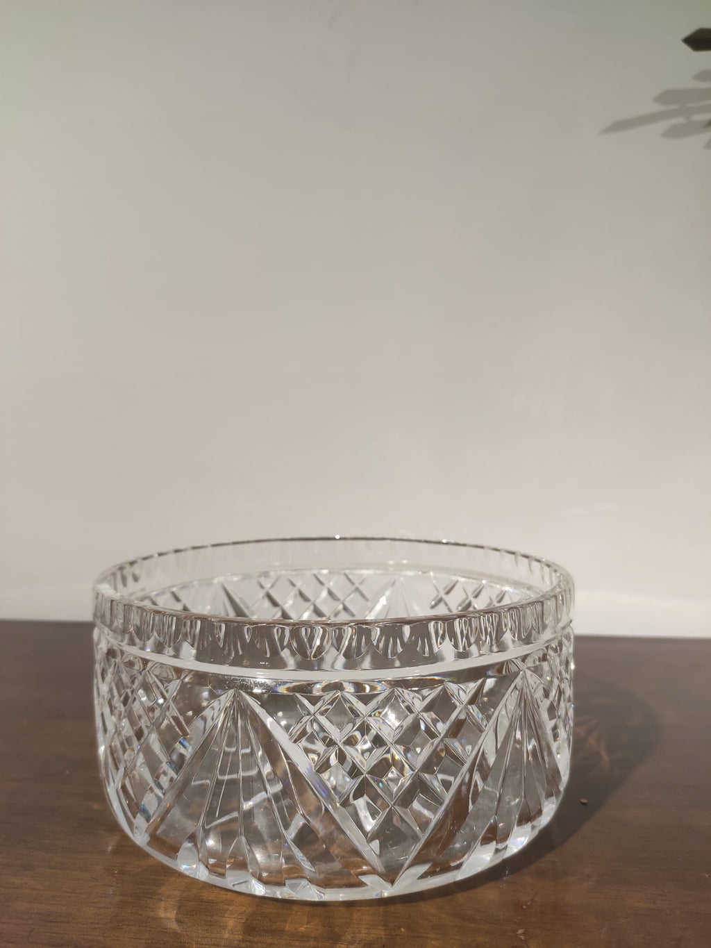 Vintage crystal bowl