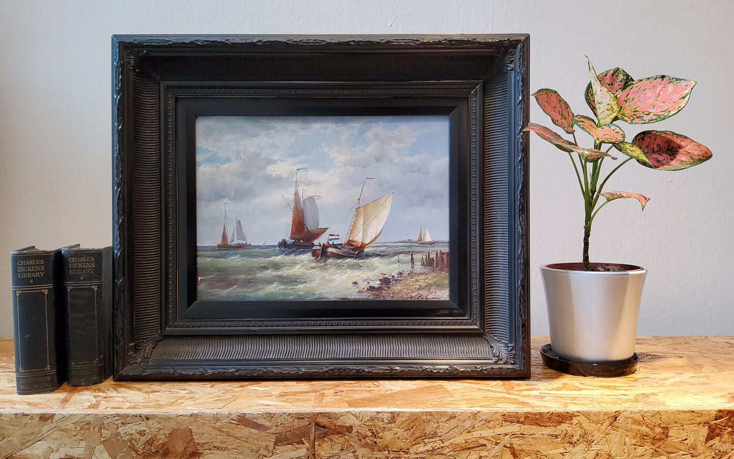 Original oil painting Vincento De Luca Seascape