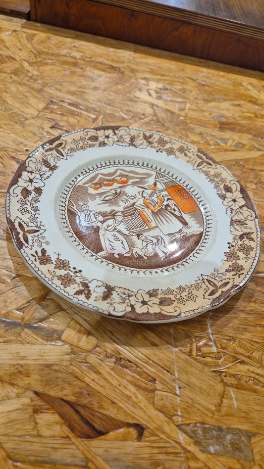 1882 Antique plate