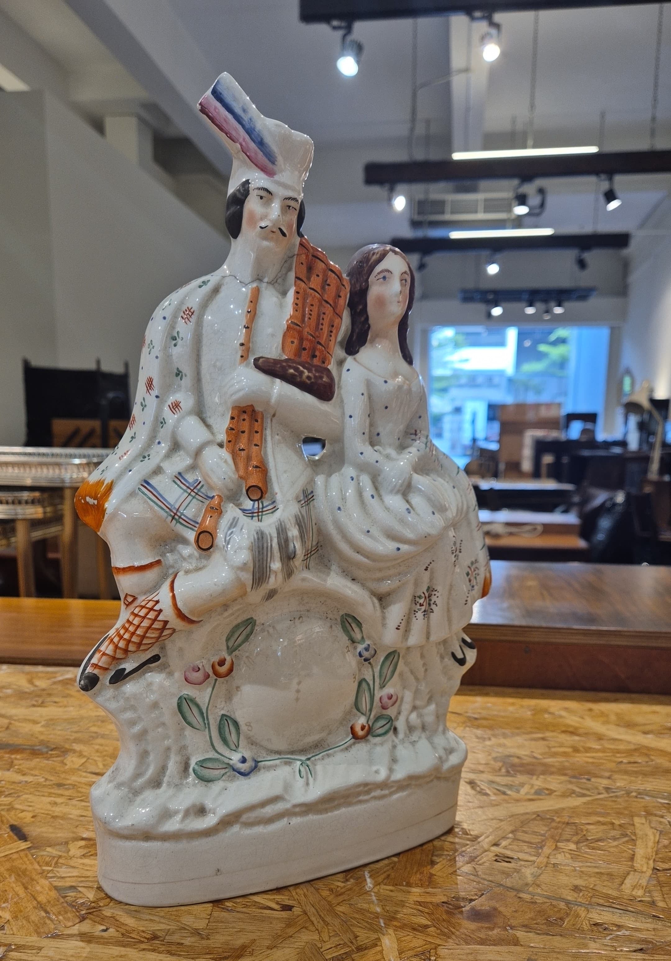 1885 Staffordshire figuring of a royal couple
