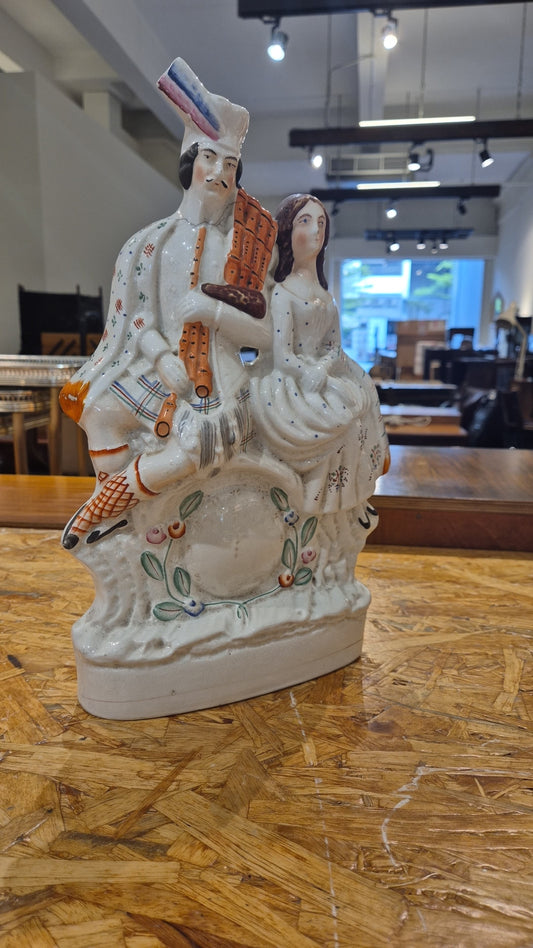 1885 Staffordshire figuring of a royal couple