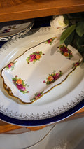 Vintage Royal Albert Old Country Roses Sandwich Tray