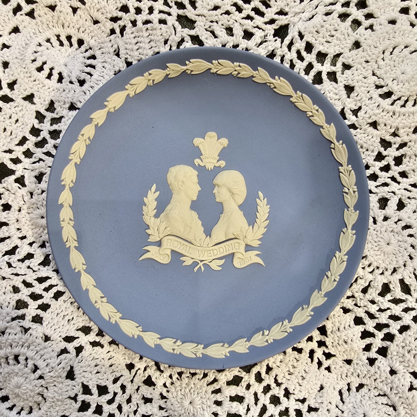 Wedgwood jasperware Royal wedding plate