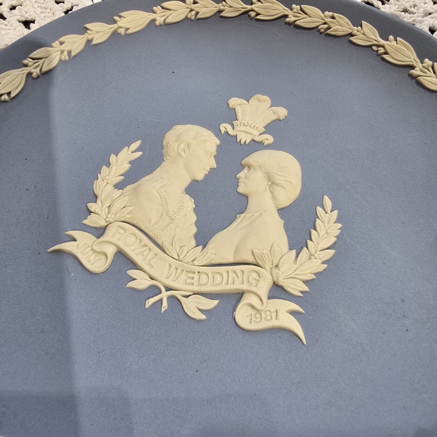 Wedgwood jasperware Royal wedding plate