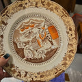 19th century transferware plate