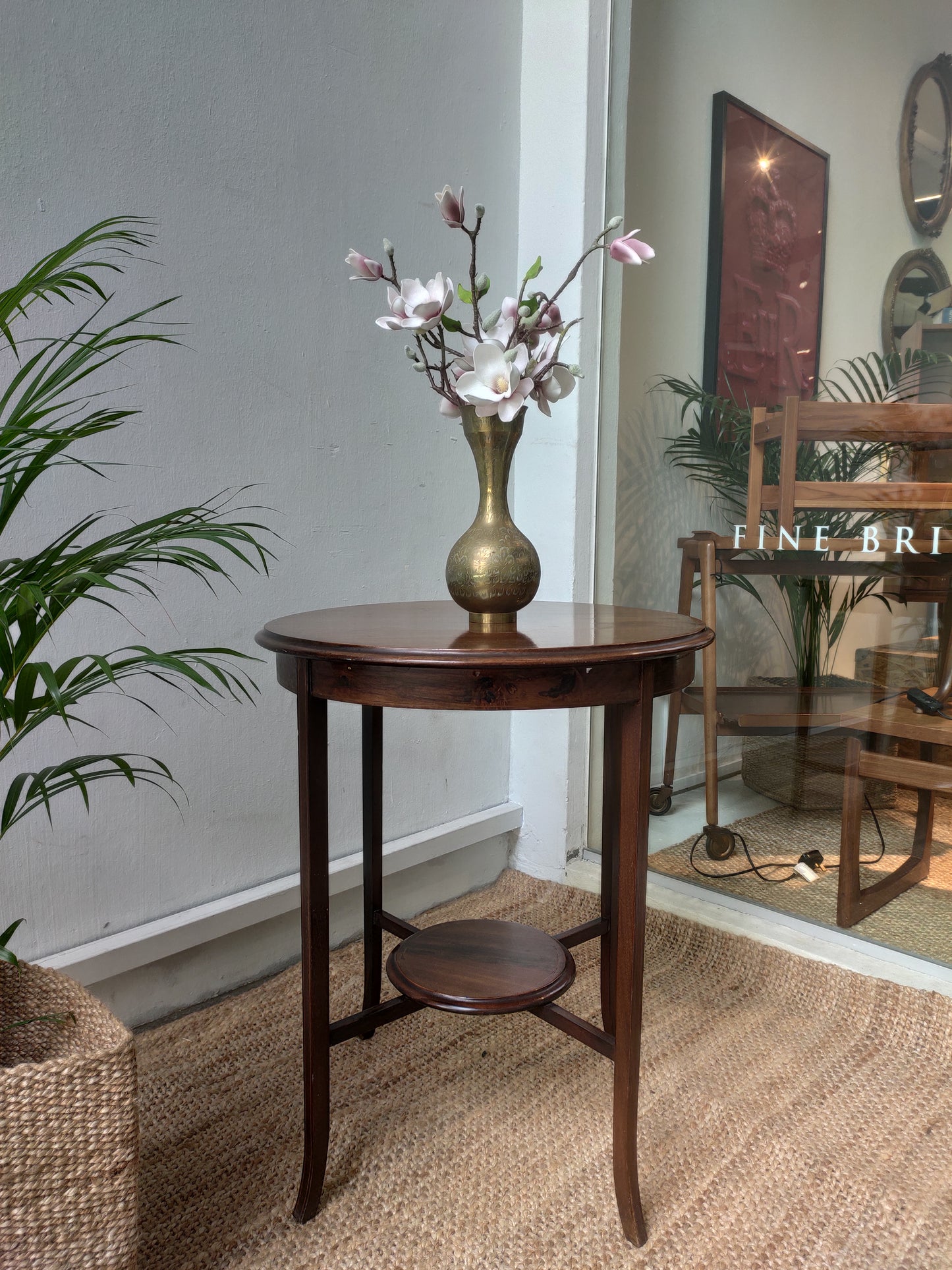 Edwardian Satinwood occasional table from 1900-1930