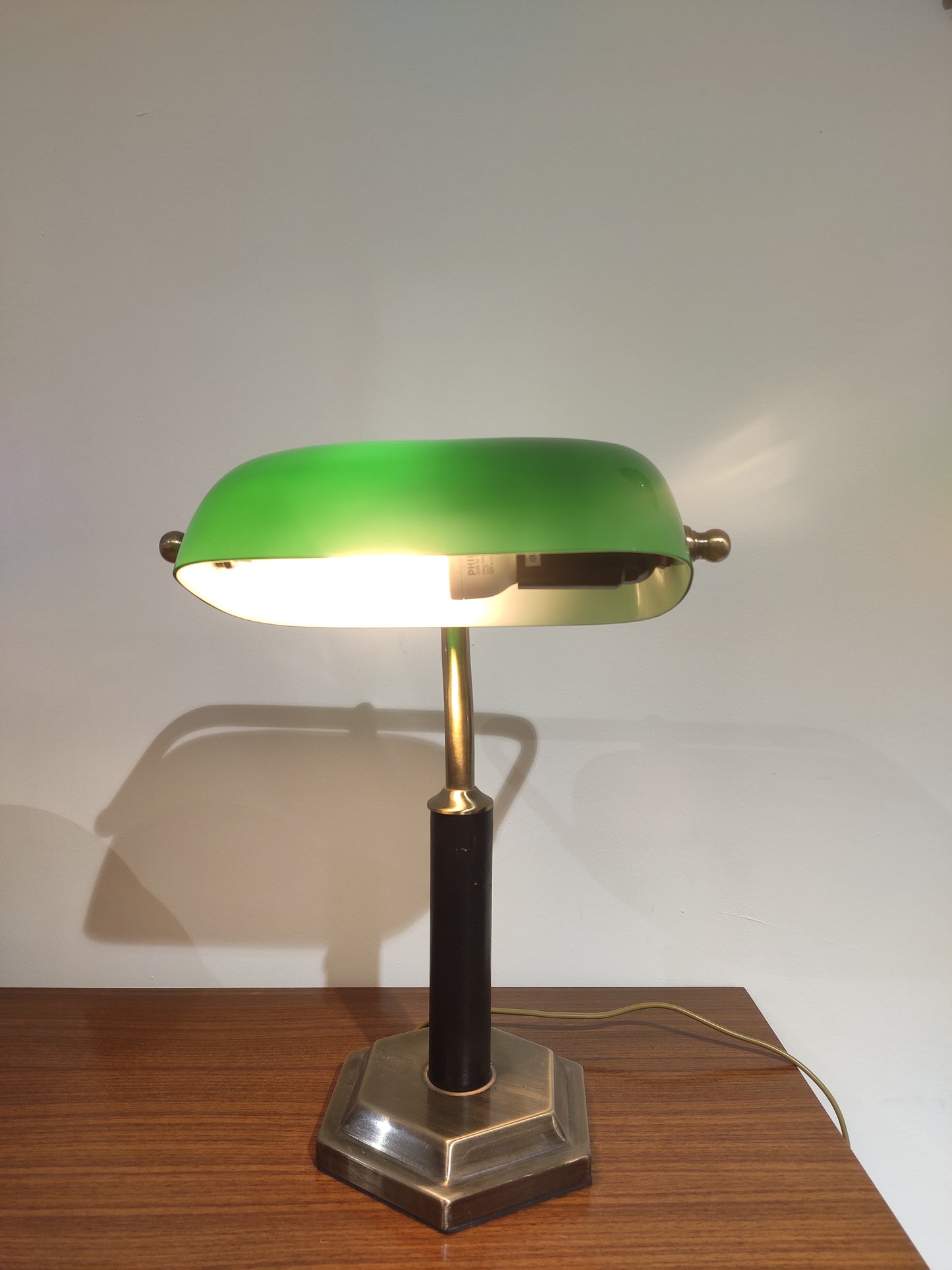 RARE Original 1950 Banker Lamp