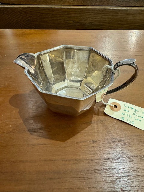 Vintage sherffield silver plated milk jan