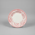 Karaca Vintage Pink & Cream Floral Toile Rimmed Plate (26cm)