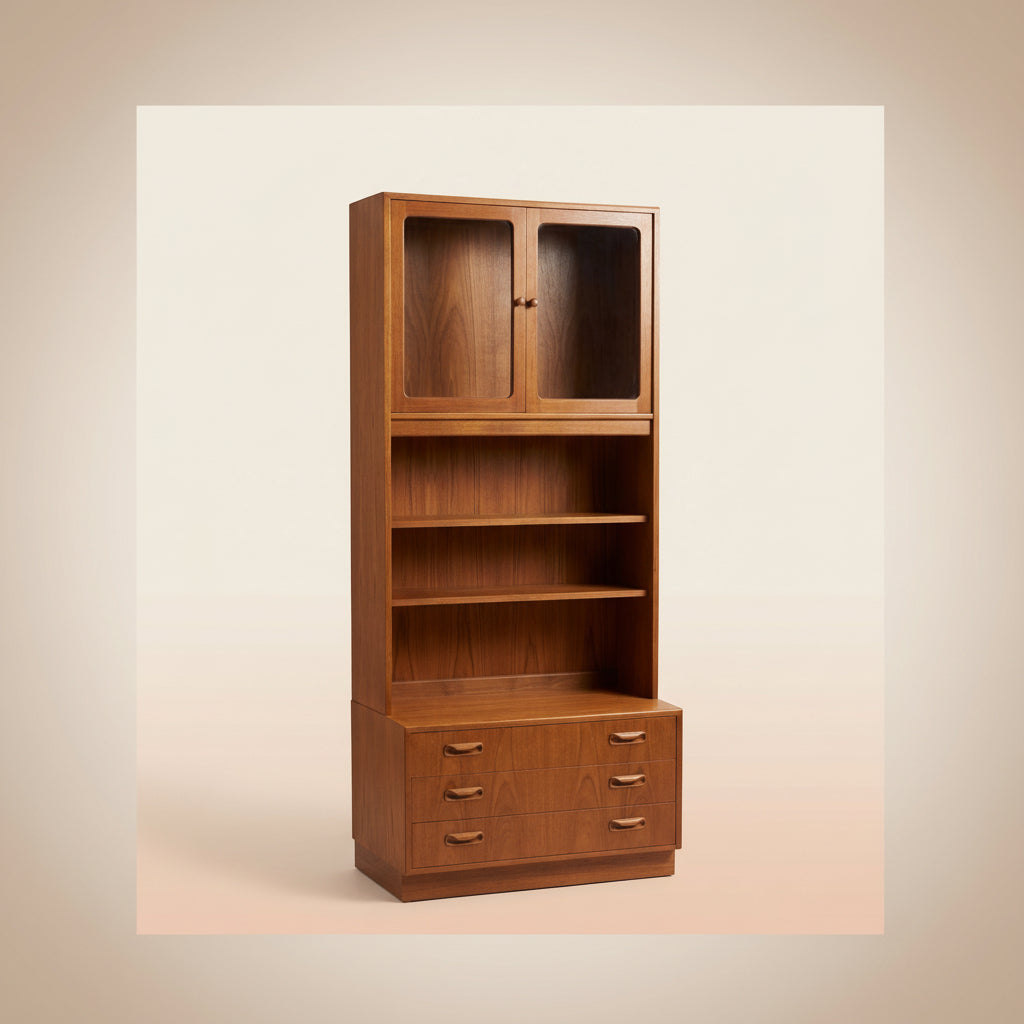 Mid-Century Modern Hutch by G-Plan - Highboy Sideboard