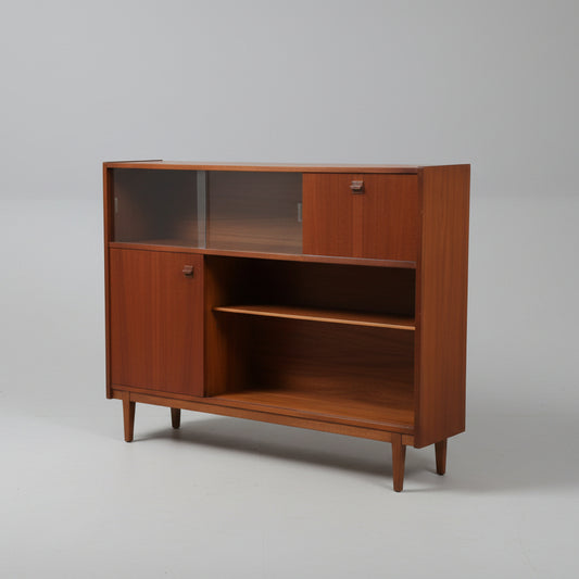 NATHAN Vintage Teak Display Cabinet