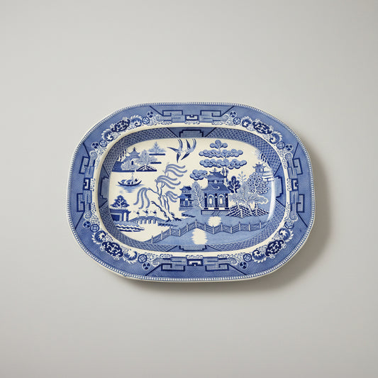 Podmore Walker & Co Blue Willow Large Platter
