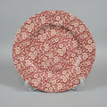 Queen's Est 1795 Burgundy Pink Calico Floral Chintz Plate (27cm)