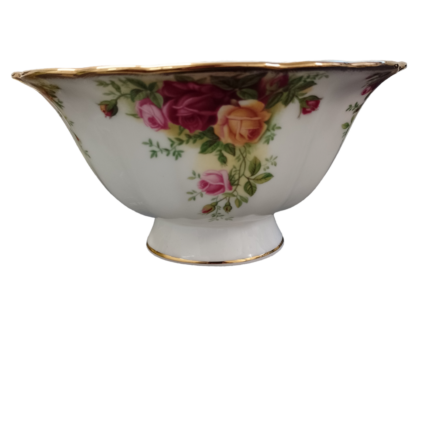 Royal Albert Old Country Roses Footed & Fluted Bowl