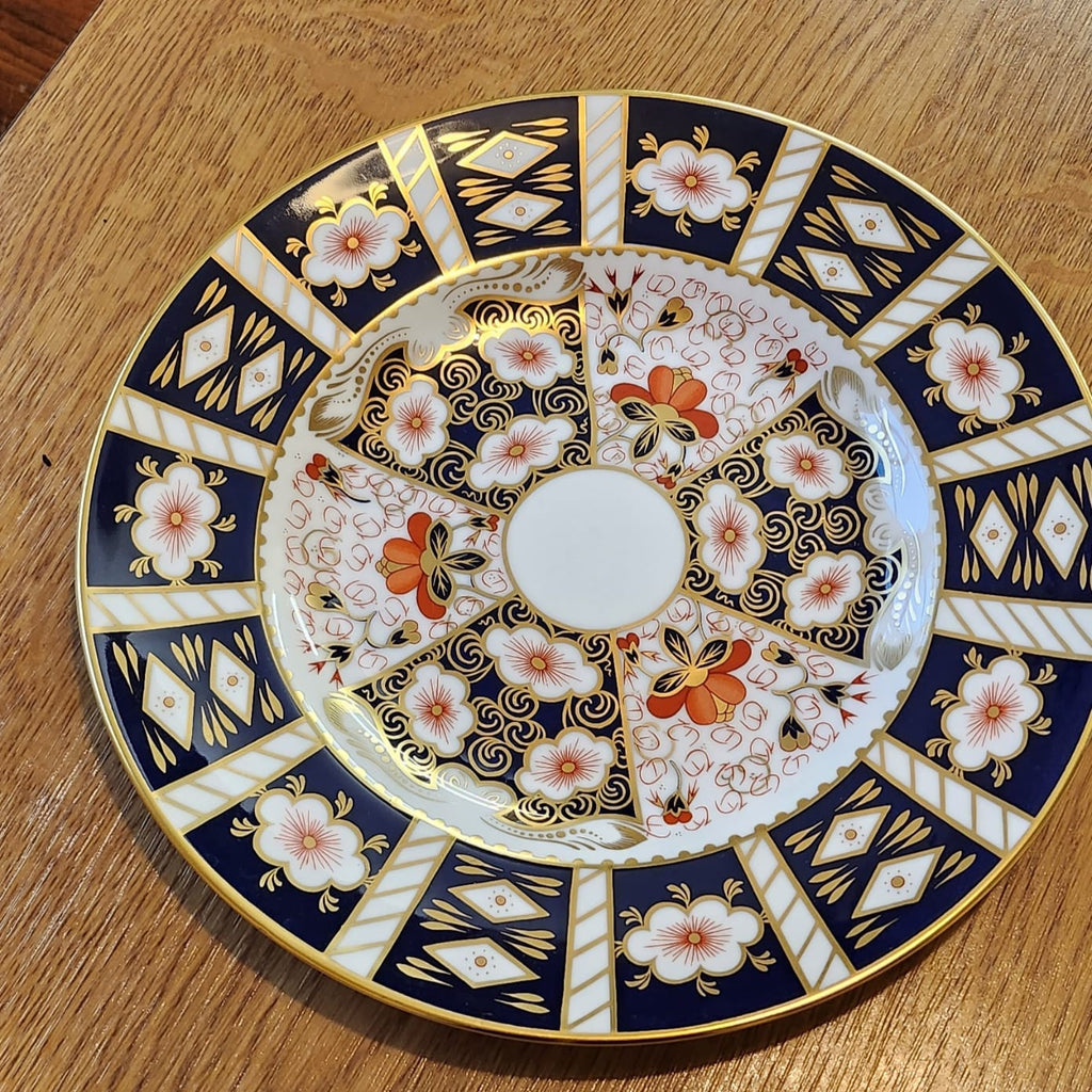 Royal Crown Derby Handpainted imari plate c1948
