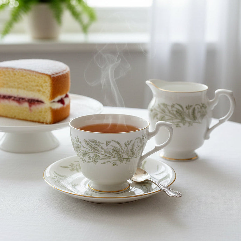 Royal Standard Whispering Grass Tea Set