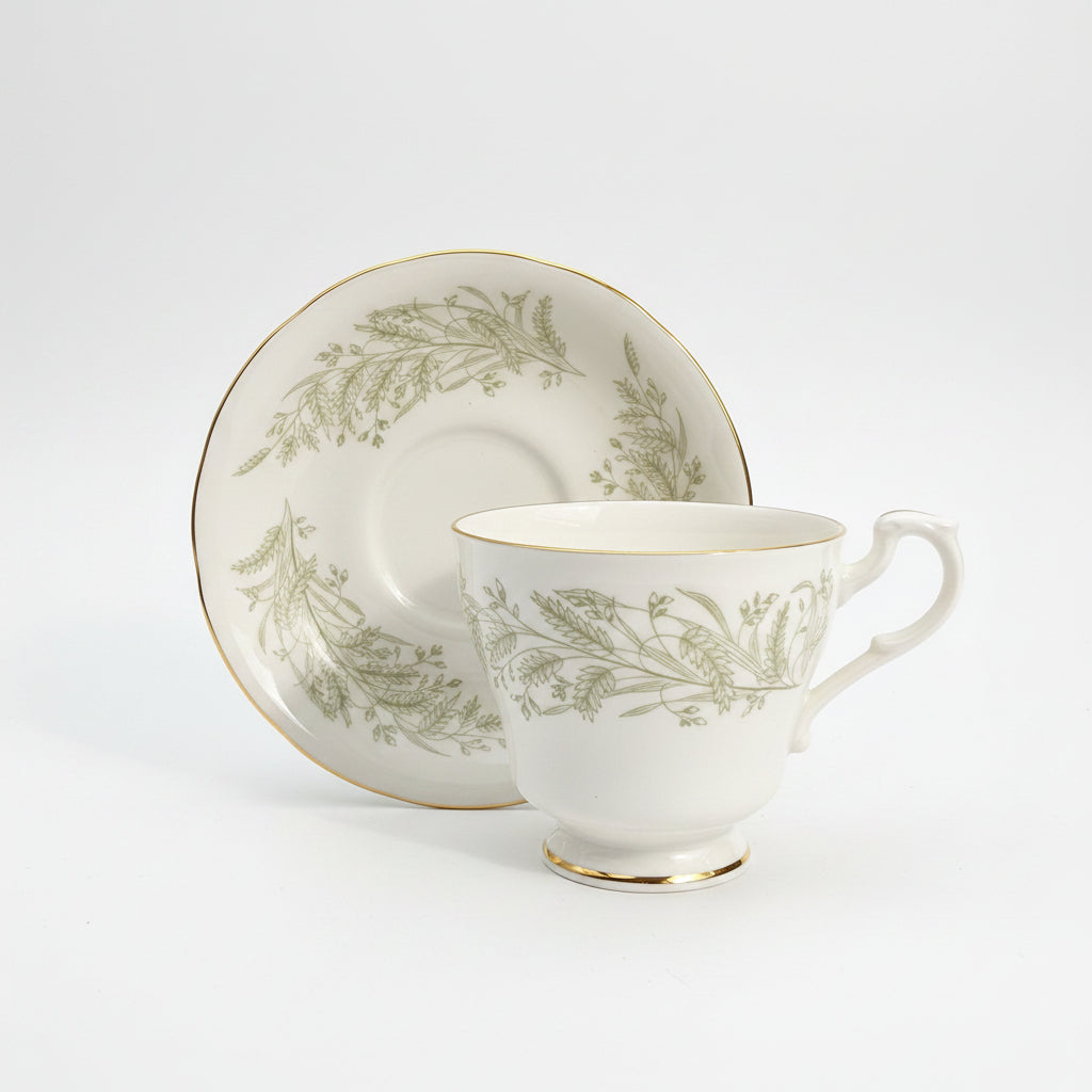 Royal Standard Whispering Grass Tea Set Duo