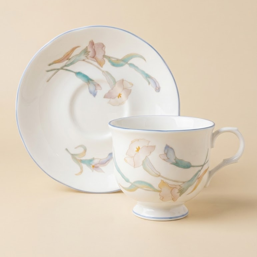 Sadler Fine Bone China Pastel Tea Set