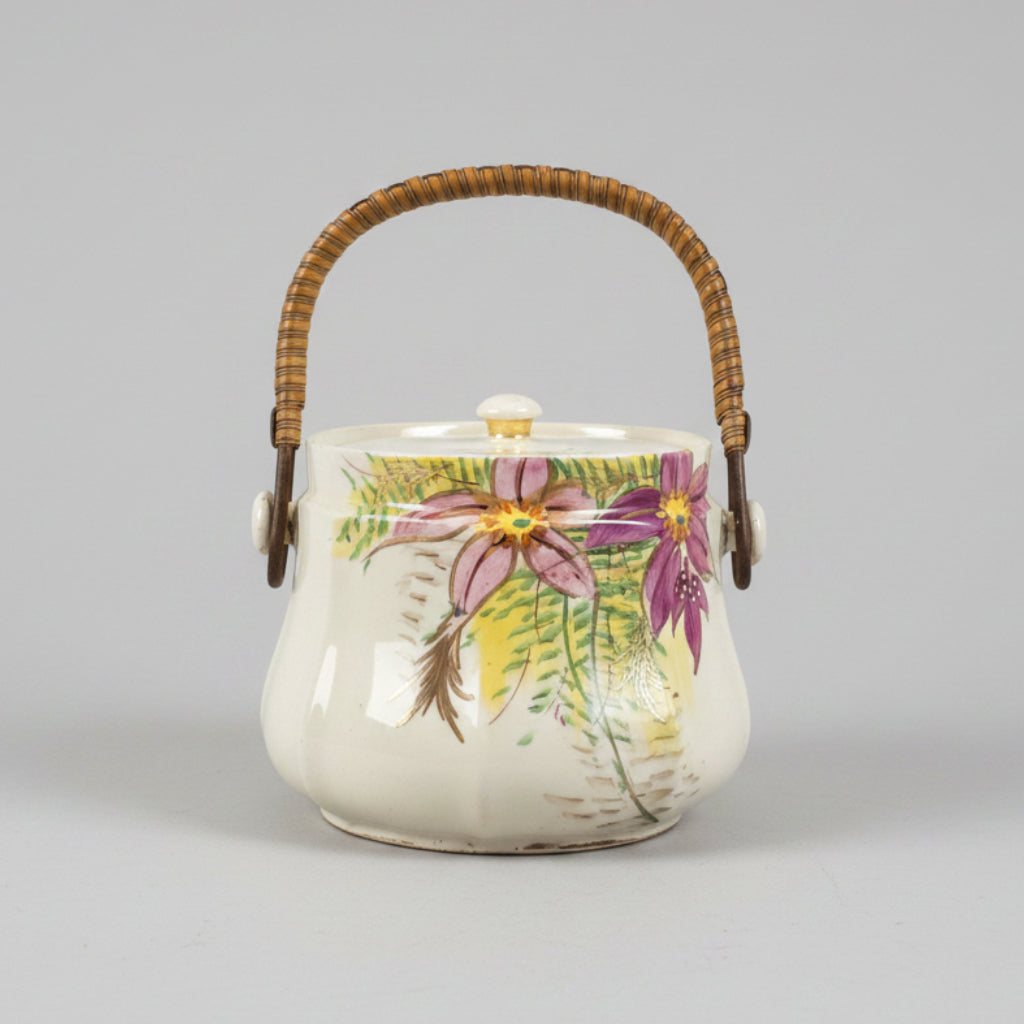Sadler Handpainted Biscuit Barrell