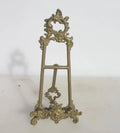 Vintage heavy brass plate stand