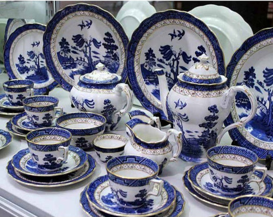 Booths Real Old Willow dinner and tea ware