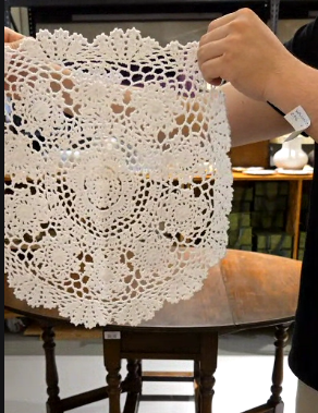 24 cm Hand crochet Doily&nbsp;